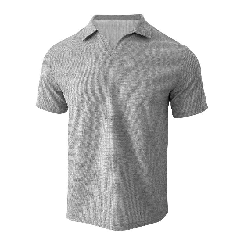 Polo homme manches courtes style slim chic décontracté été - Image 8