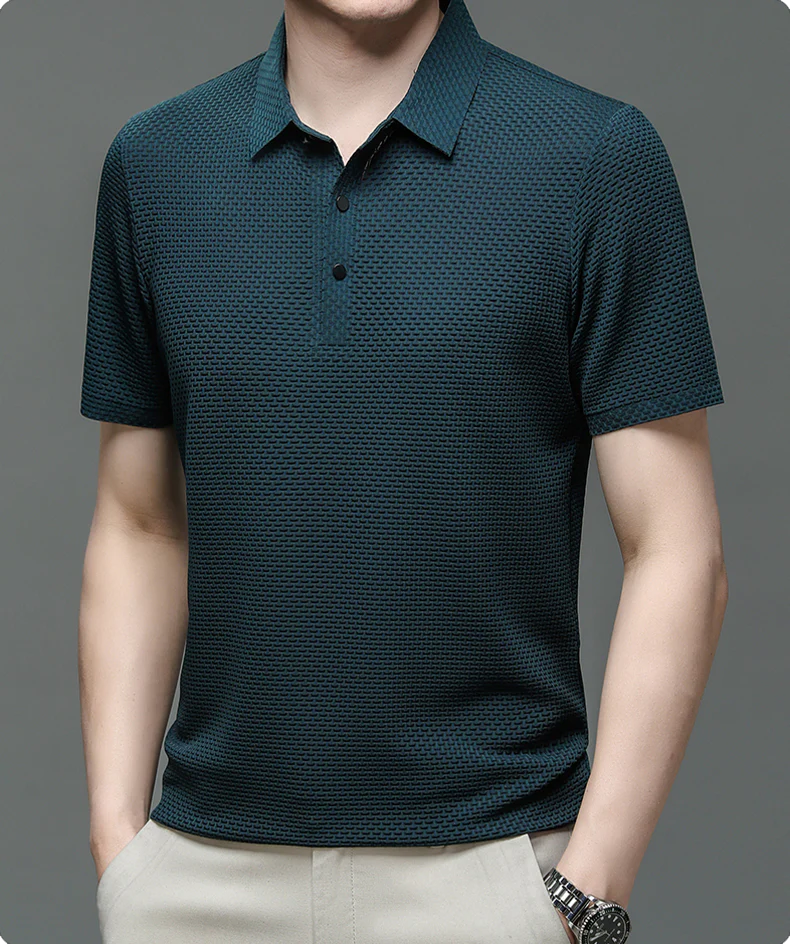 Polo Homme Style Moderne Respirant pour Été – Look Élégant et Décontracté - Image 10