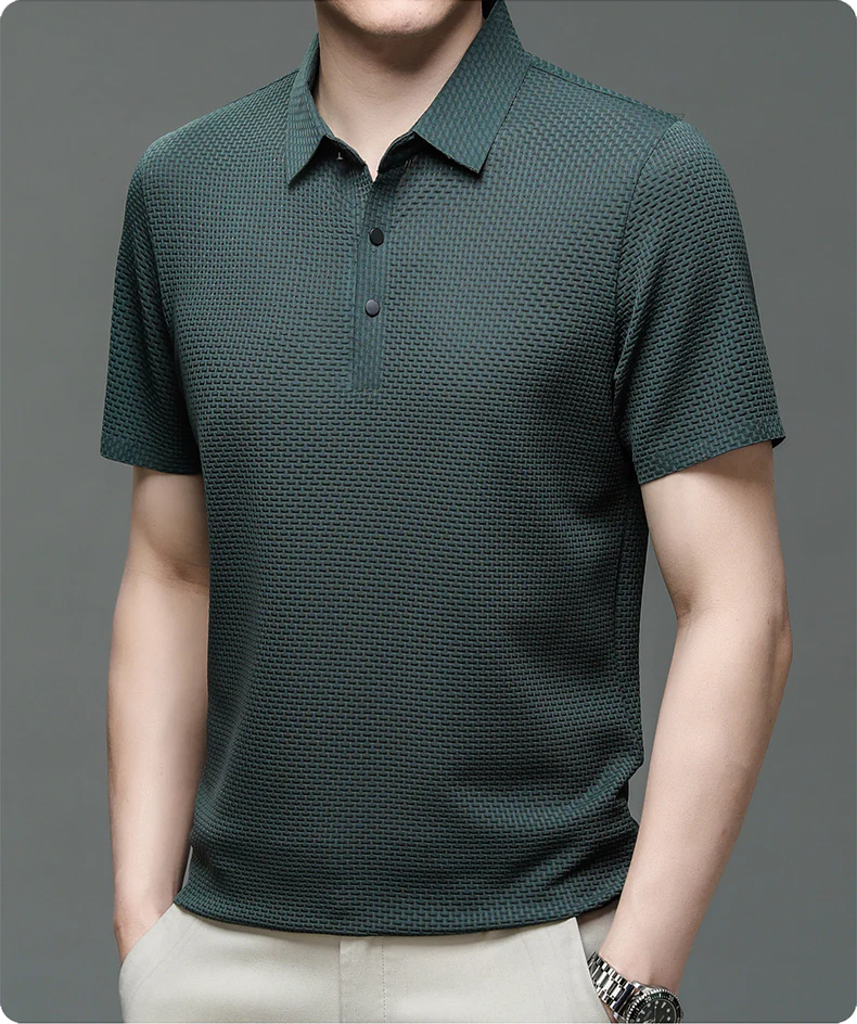Polo Homme Style Moderne Respirant pour Été – Look Élégant et Décontracté - Image 11
