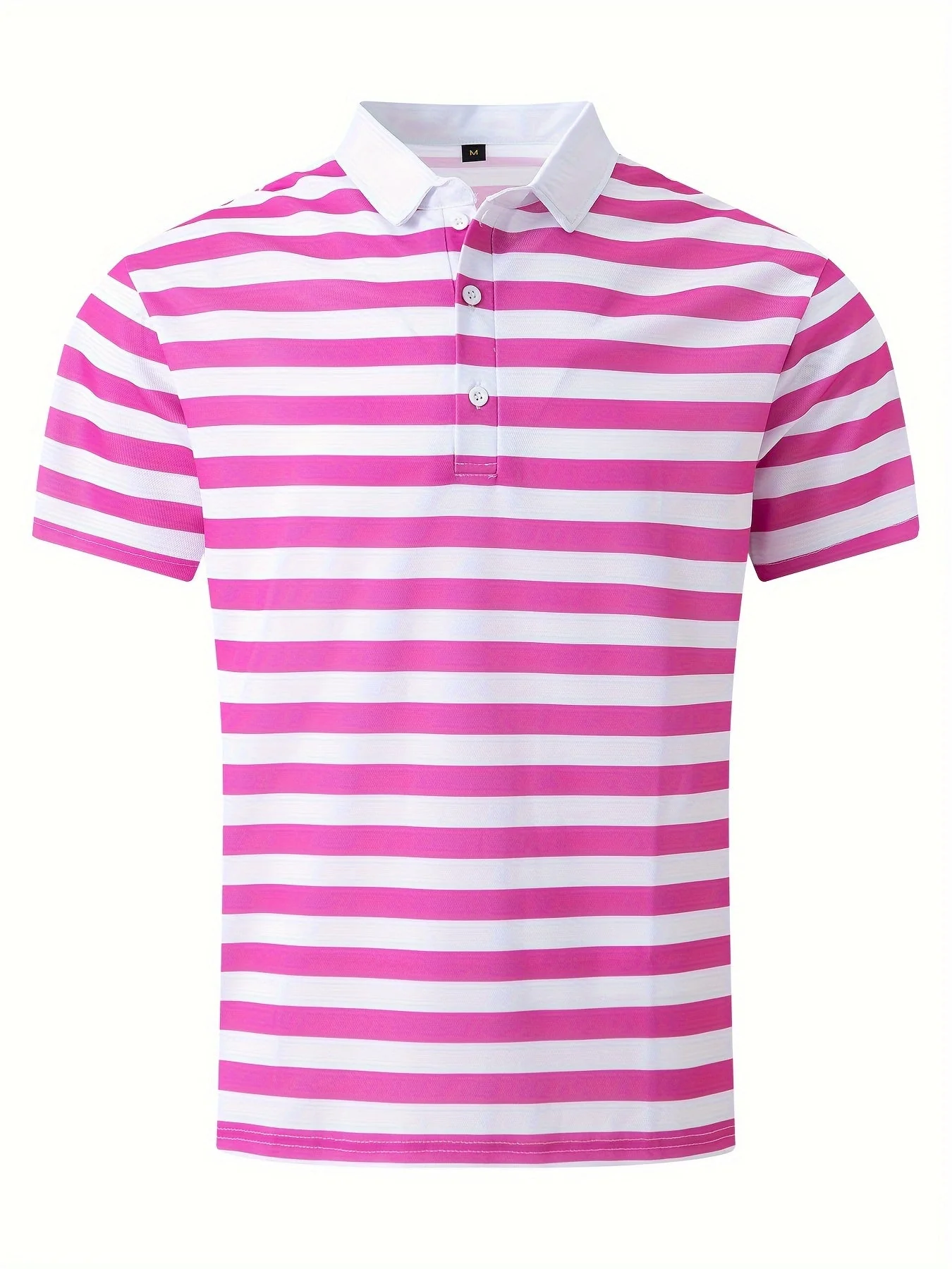 Polo marin à rayures homme style casual pour l'été - Image 10