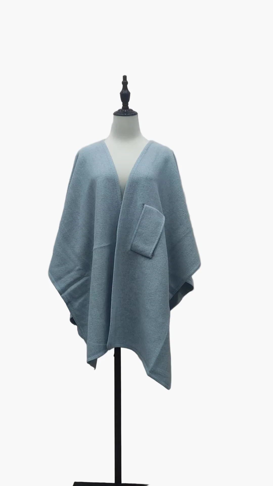 Poncho-Écharpe Femme Élégant Style Décontracté Polyvalent - Image 10