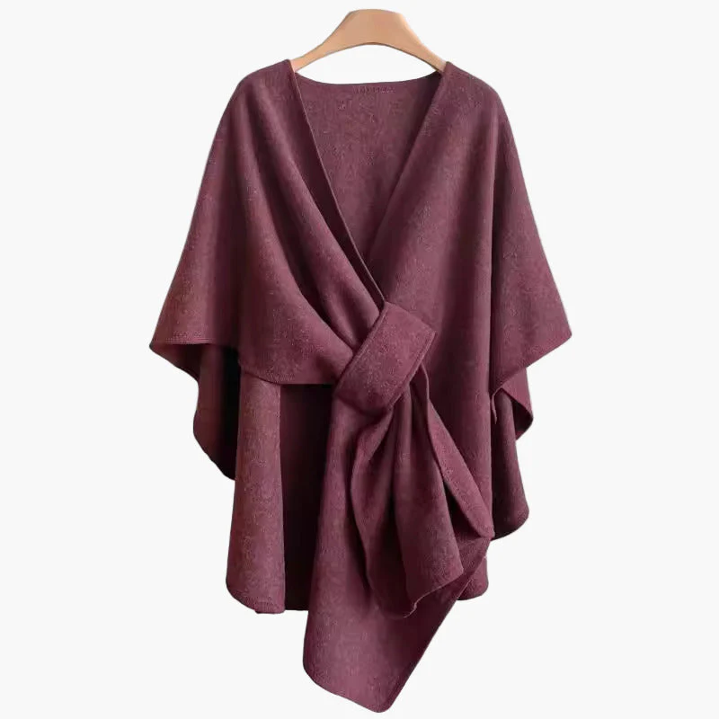 Poncho-Écharpe Femme Élégant Style Décontracté Polyvalent - Image 11