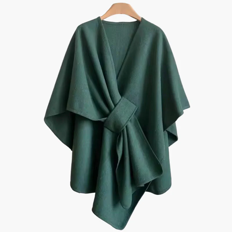 Poncho-Écharpe Femme Élégant Style Décontracté Polyvalent - Image 13