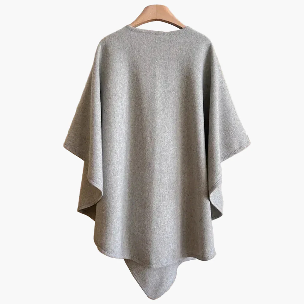 Poncho-Écharpe Femme Élégant Style Décontracté Polyvalent - Image 2