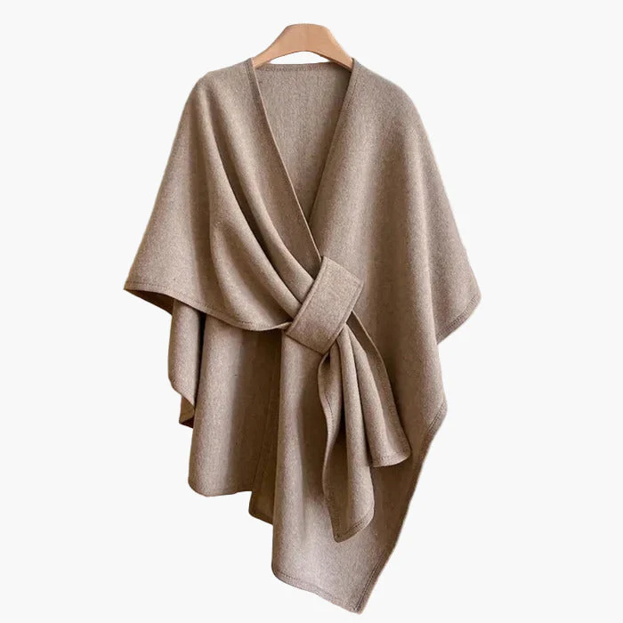 Poncho-Écharpe Femme Élégant Style Décontracté Polyvalent - Image 4