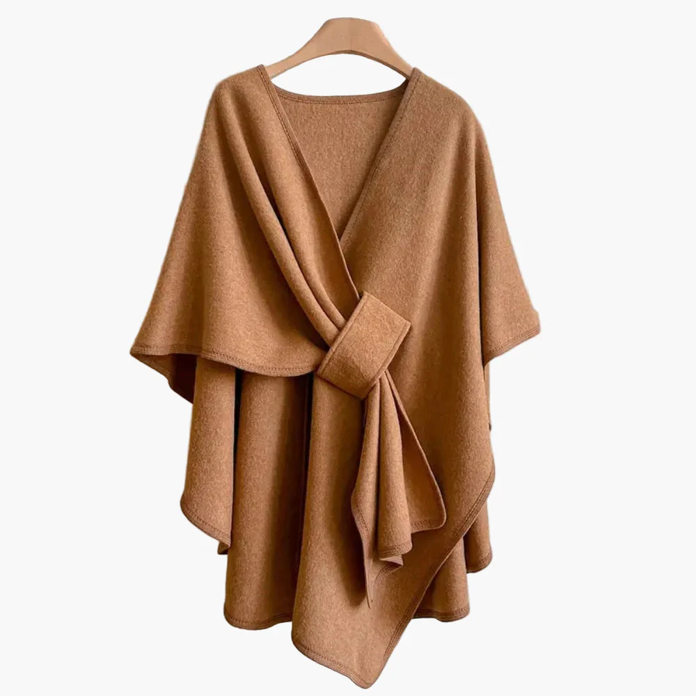 Poncho-Écharpe Femme Élégant Style Décontracté Polyvalent - Image 5