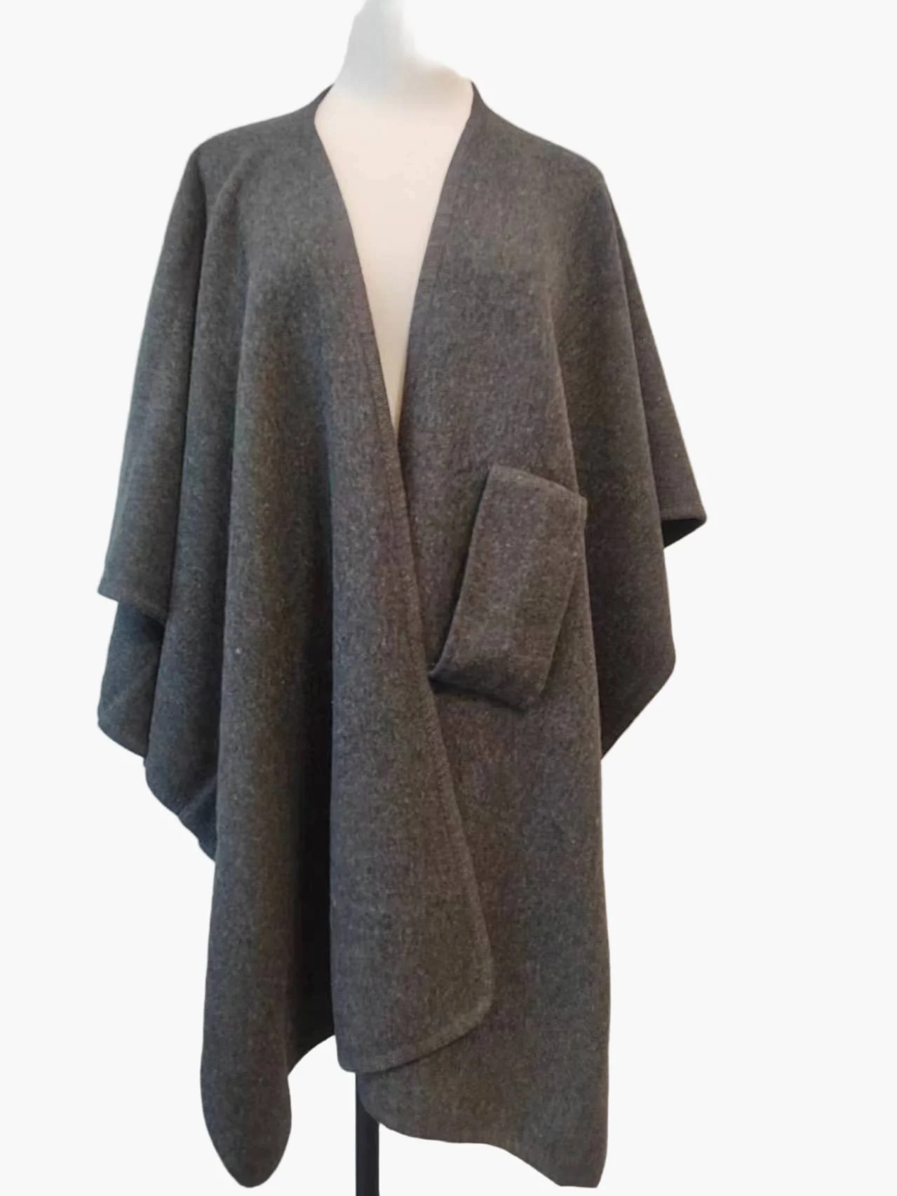 Poncho-Écharpe Femme Élégant Style Décontracté Polyvalent - Image 7