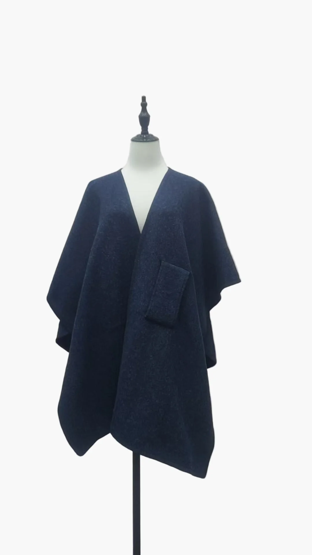 Poncho-Écharpe Femme Élégant Style Décontracté Polyvalent - Image 8