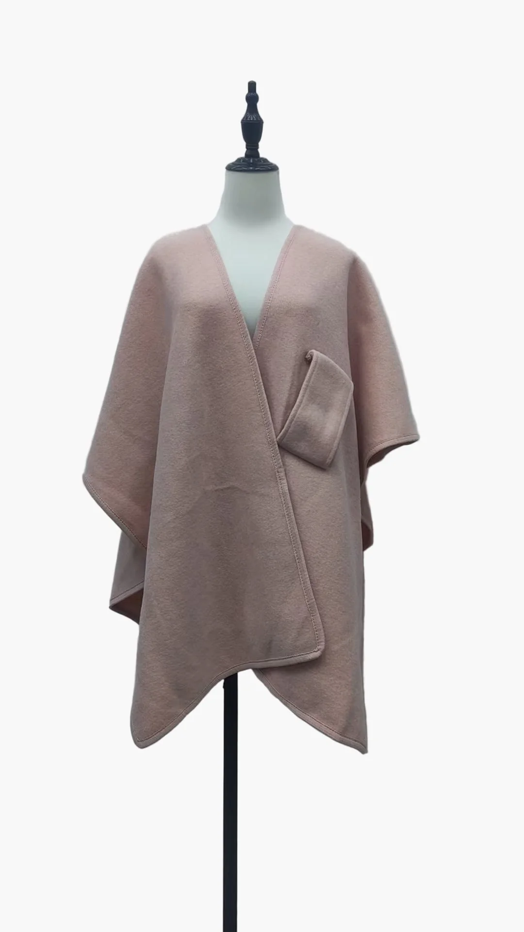 Poncho-Écharpe Femme Élégant Style Décontracté Polyvalent - Image 9