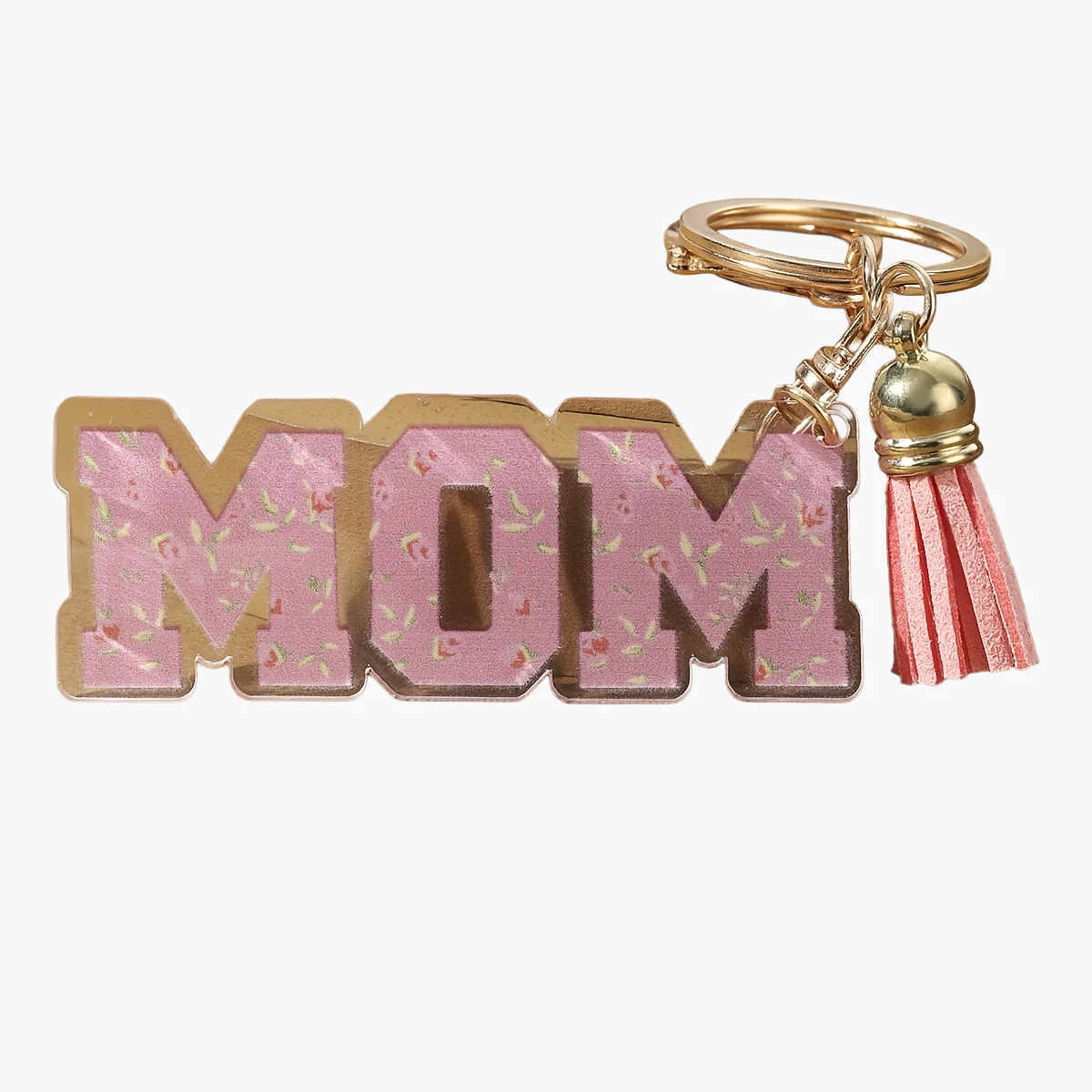 Porte-clés femme style tendance pour la fête des mères avec motif floral et cœur - Image 10