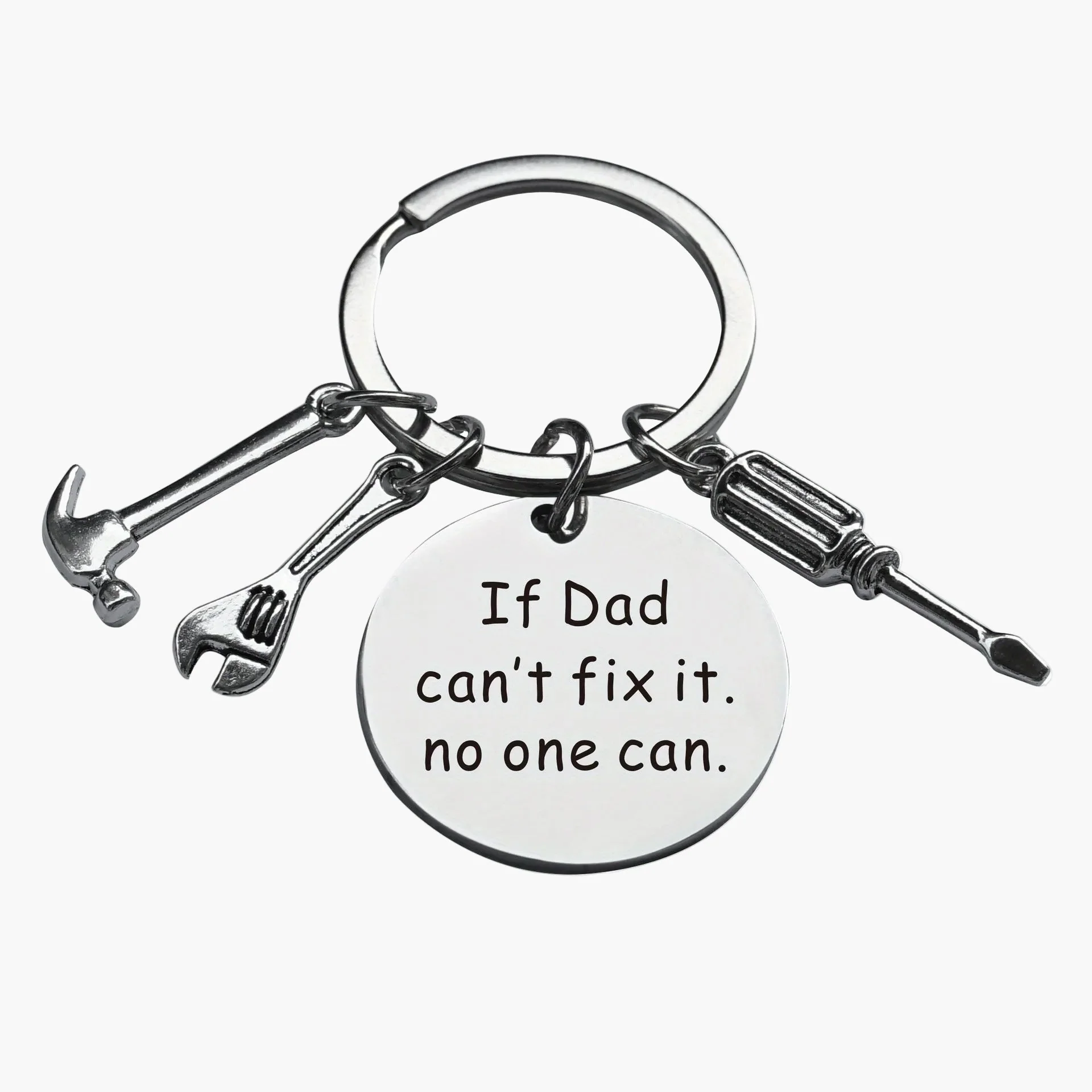 Porte-clés homme style papa bricoleur avec message personnalisé – Cadeau fête des pères - Image 7