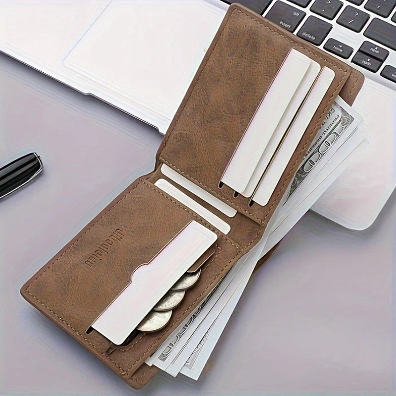 Portefeuille homme personnalisé fête des pères – Style famille, cadeau Best Dad Ever - Image 5
