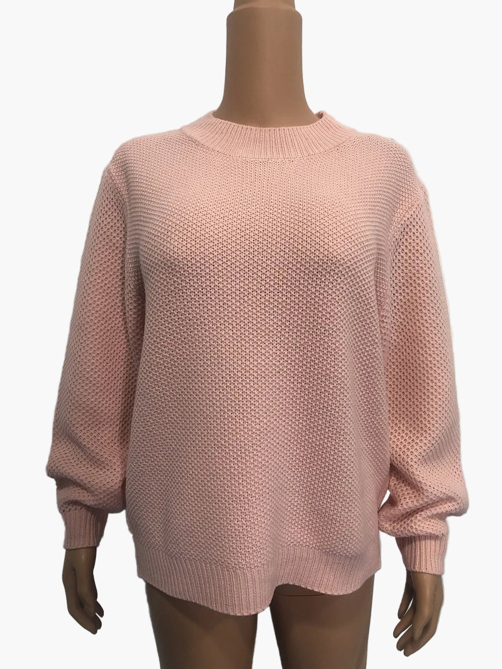 Pull ample femme style décontracté manches ballon tricot chic automne hiver - Image 7