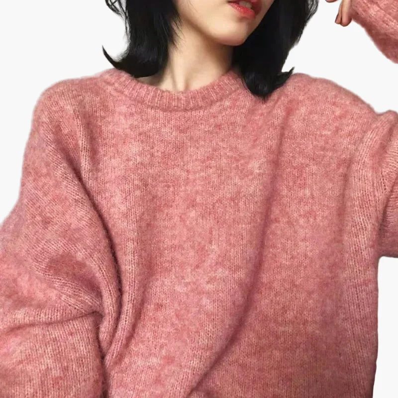 Pull ample style rétro pour femme – Mode décontractée automne hiver - Image 3