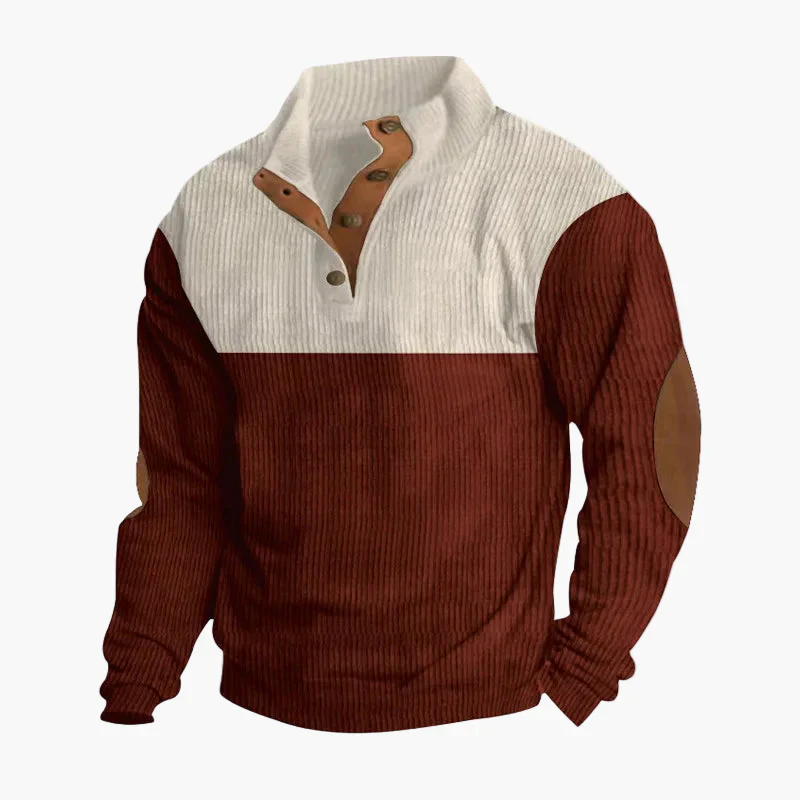 Pull à boutons style décontracté pour homme – Mode urbaine élégante et confortable - Image 3