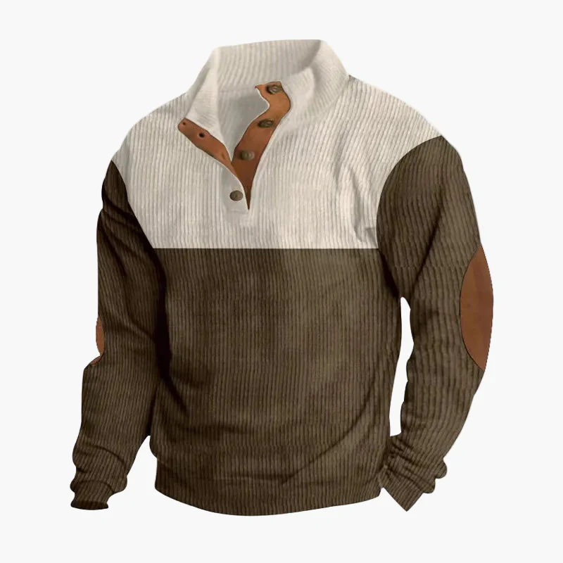 Pull à boutons style décontracté pour homme – Mode urbaine élégante et confortable - Image 4