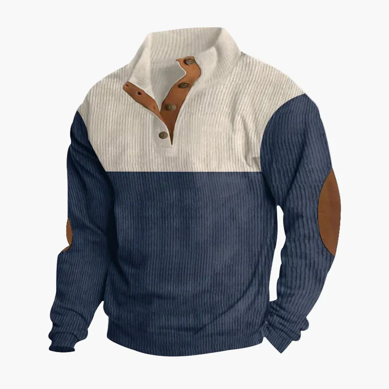Pull à boutons style décontracté pour homme – Mode urbaine élégante et confortable - Image 5