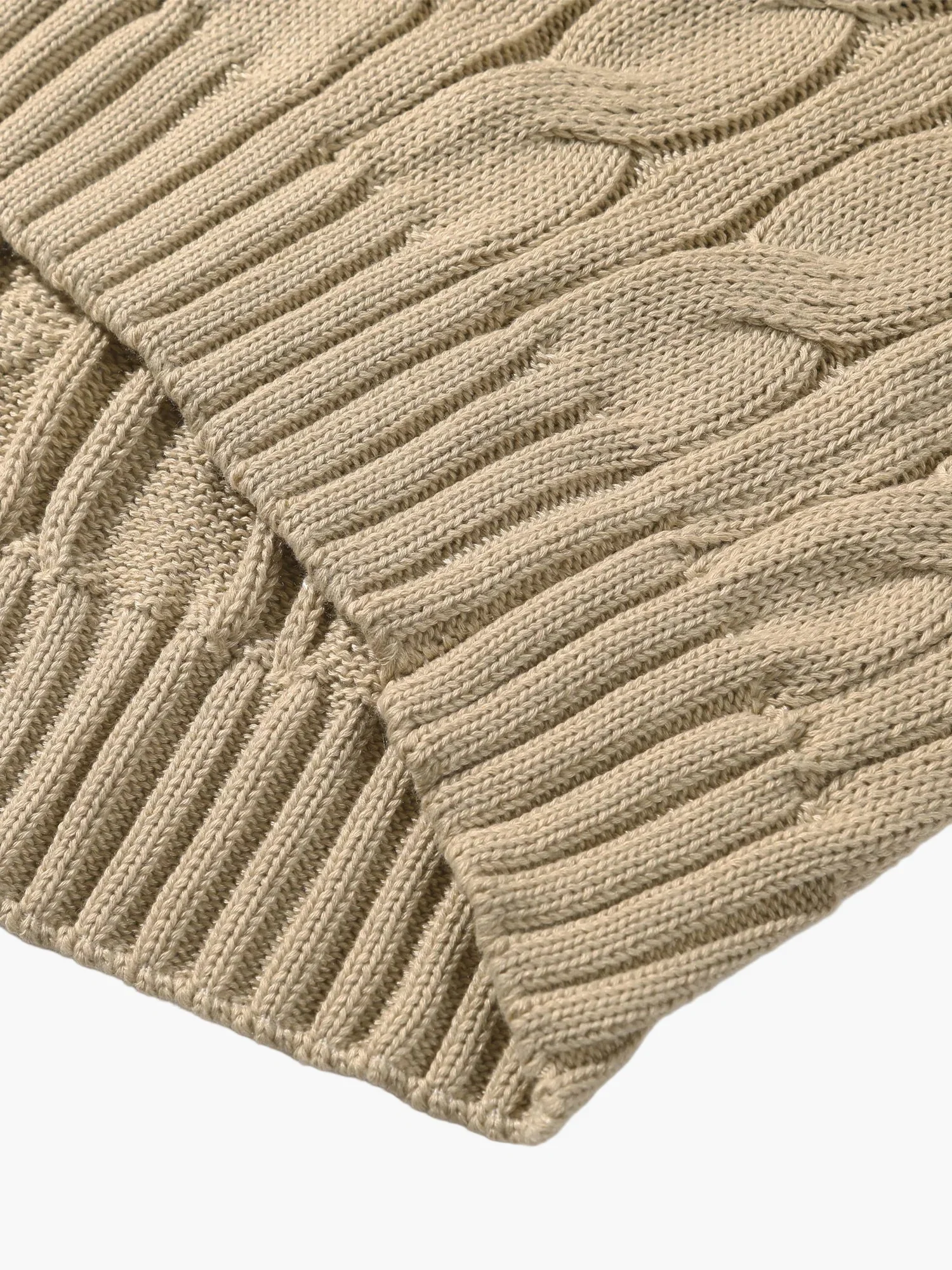 Pull à col châle torsadé pour homme style décontracté élégant - Image 4
