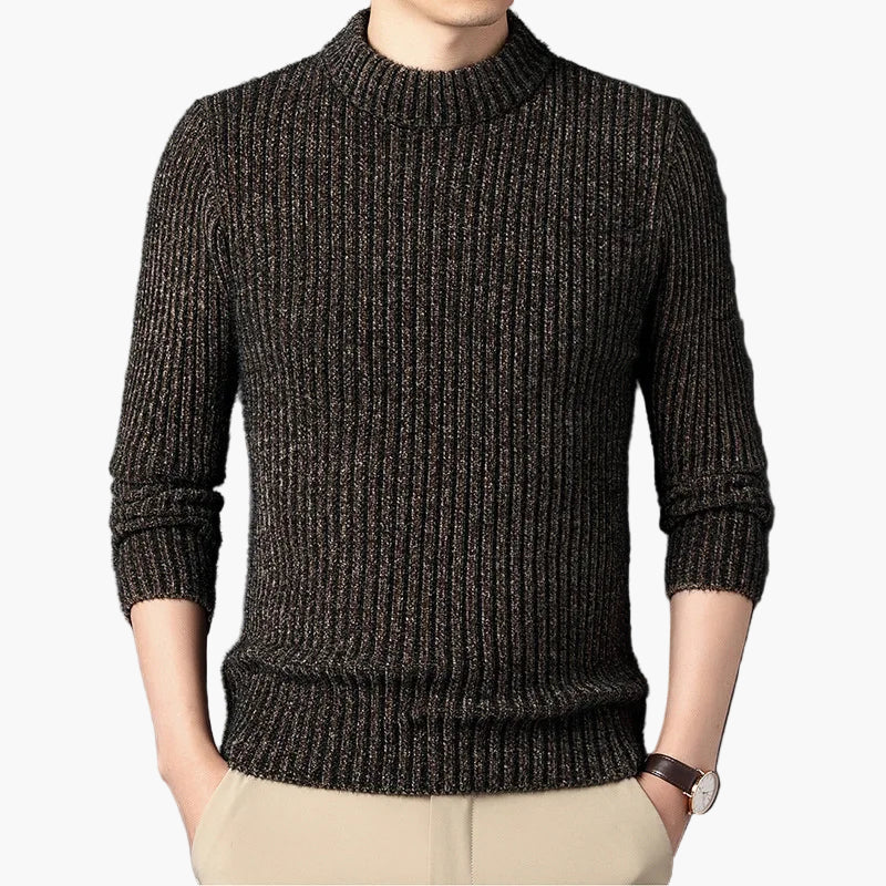 Pull à Col Montant Style Décontracté pour Homme – Élégance Moderne et Confort au Quotidien - Image 2