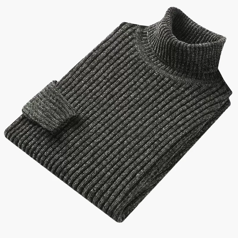 Pull à Col Montant Style Décontracté pour Homme – Élégance Moderne et Confort au Quotidien - Image 4