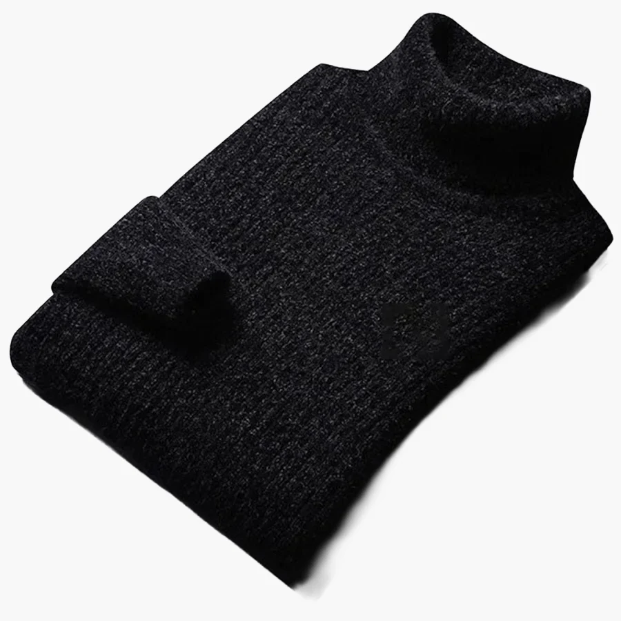 Pull à Col Montant Style Décontracté pour Homme – Élégance Moderne et Confort au Quotidien - Image 5