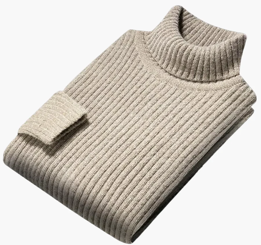 Pull à Col Montant Style Décontracté pour Homme – Élégance Moderne et Confort au Quotidien - Image 7