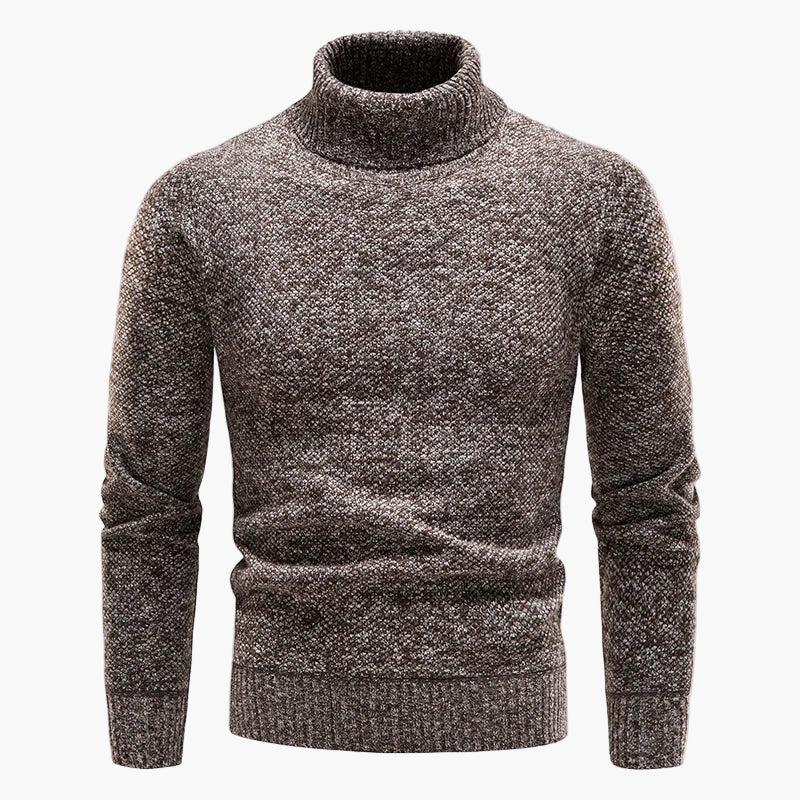 Pull à col roulé style classique pour homme – Élégance urbaine et confort quotidien - Image 2