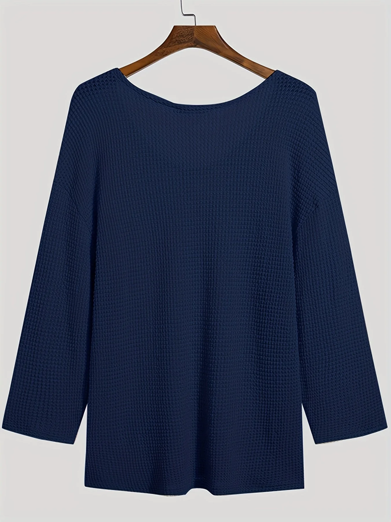 Pull décontracté à col en V pour homme style maille aérée idéal pour toutes saisons - Image 9