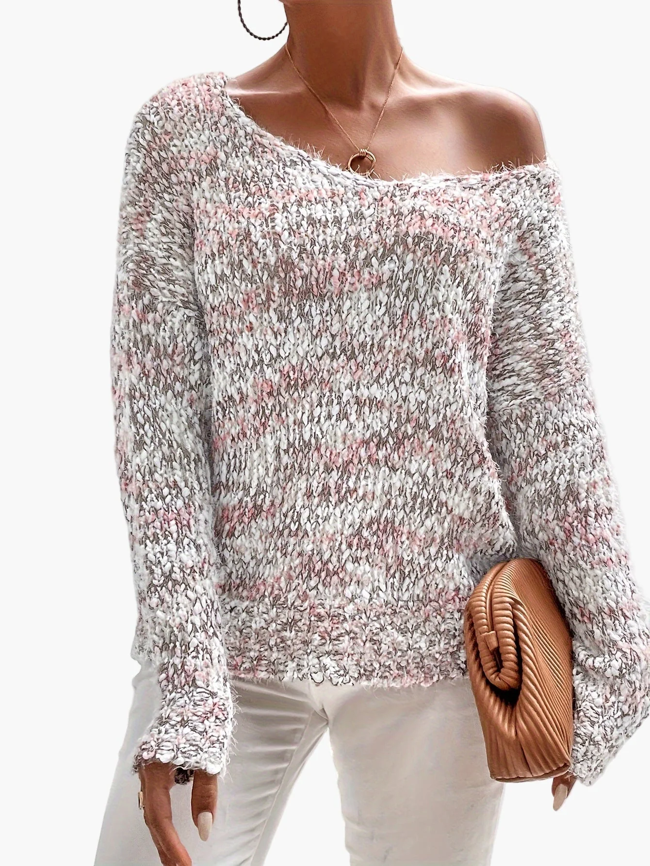 Pull Décontracté Femme Style Loose pour Automne Hiver - Image 2