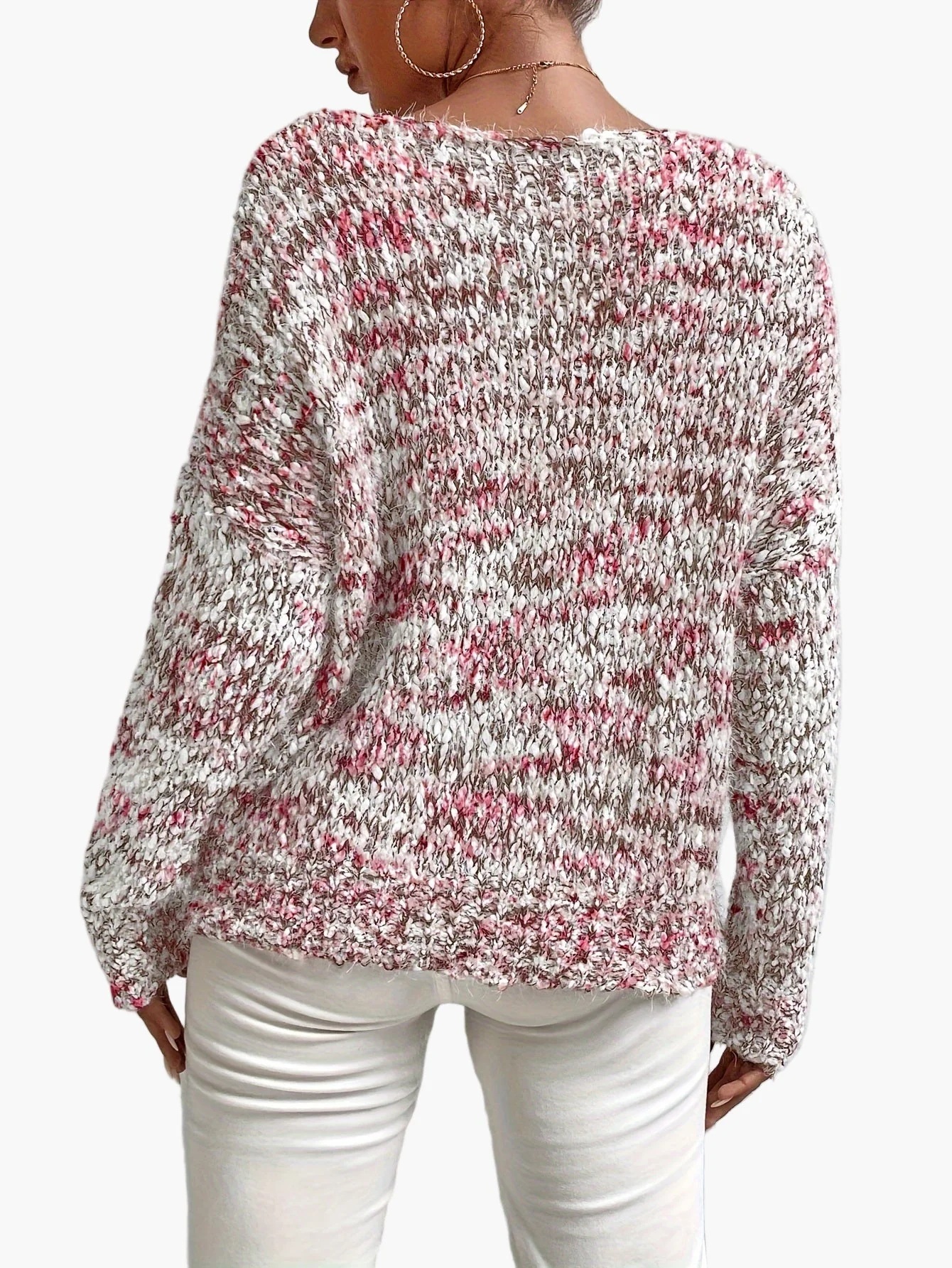 Pull Décontracté Femme Style Loose pour Automne Hiver - Image 6