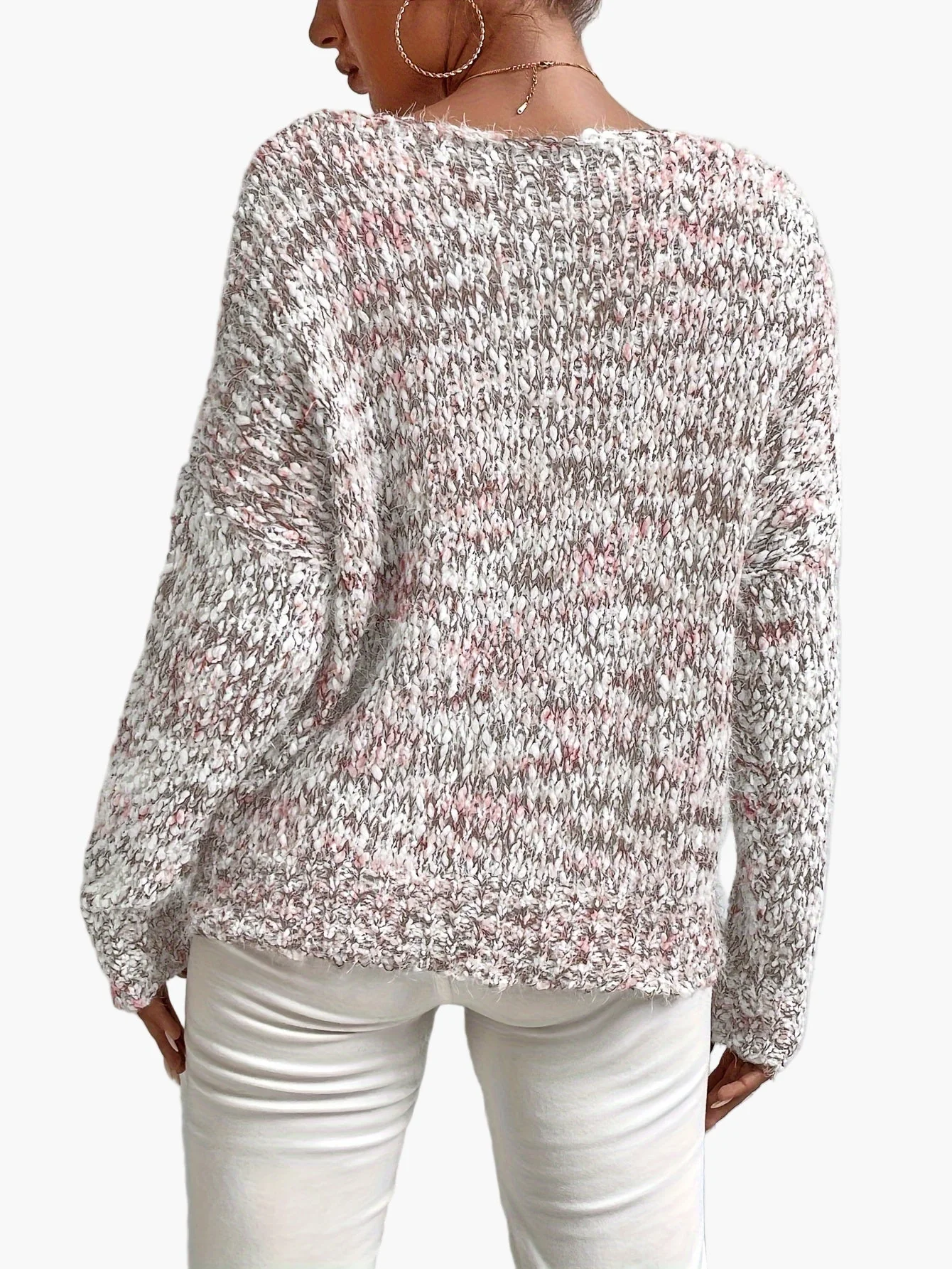 Pull Décontracté Femme Style Loose pour Automne Hiver - Image 7