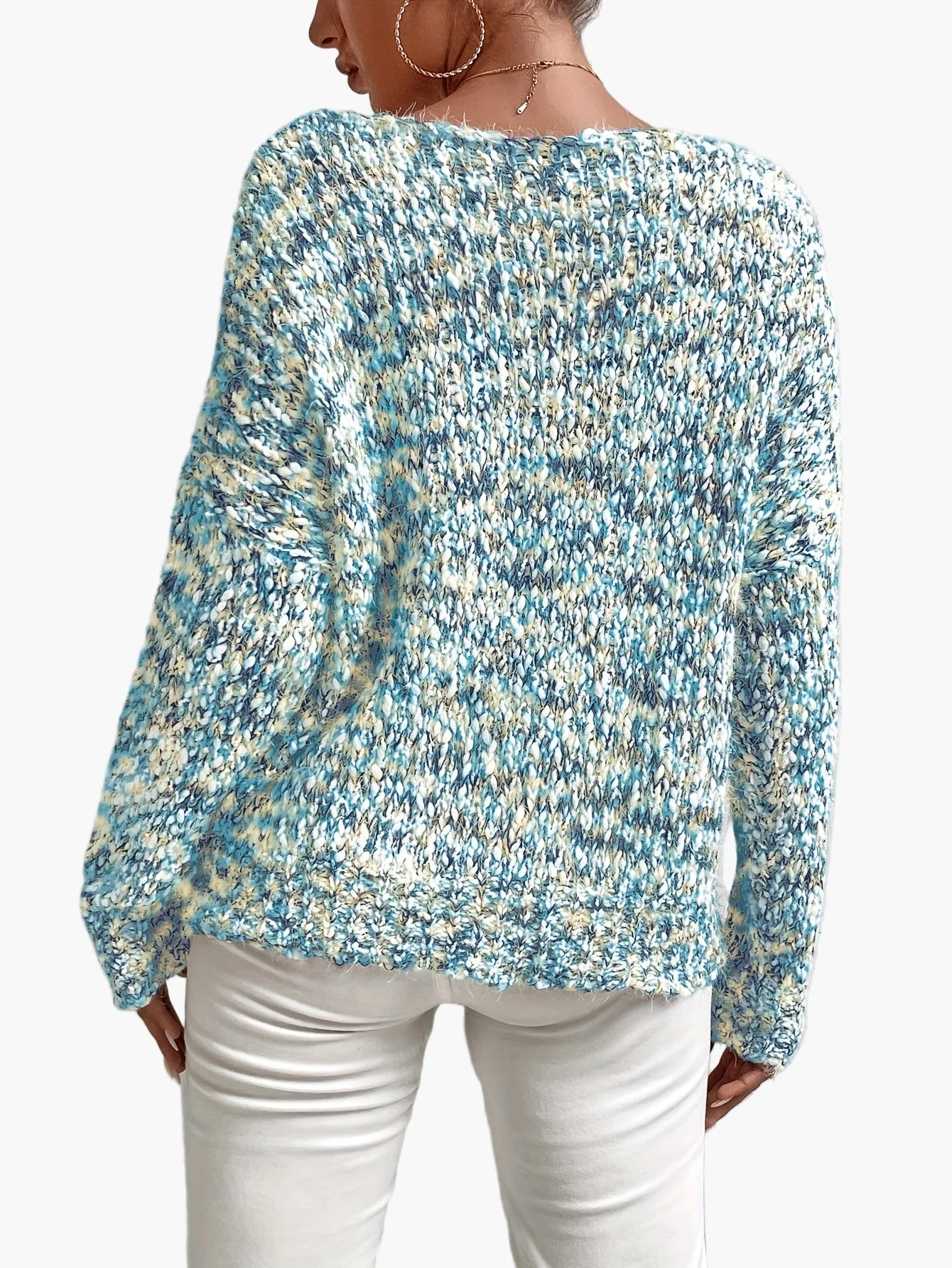 Pull Décontracté Femme Style Loose pour Automne Hiver - Image 9