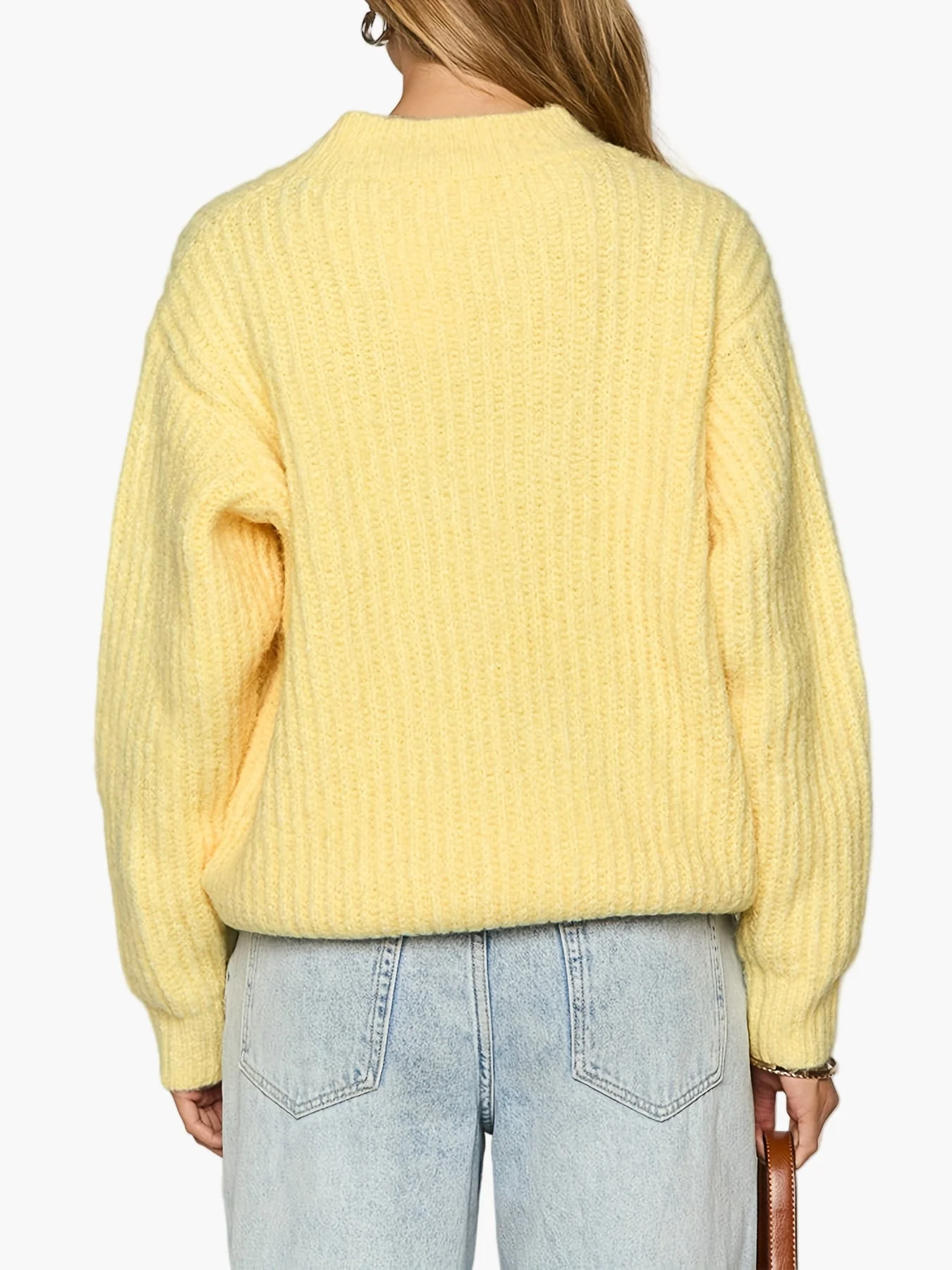 Pull décontracté femme style oversize pour automne et hiver - Image 2