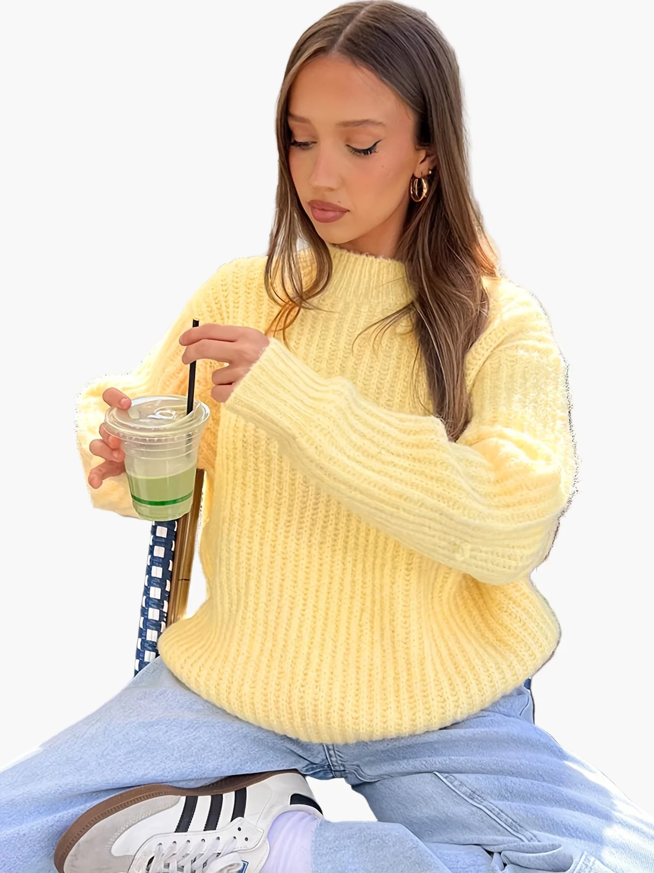 Pull décontracté femme style oversize pour automne et hiver - Image 8