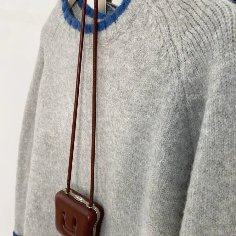 Pull décontracté pour femme style urbain automne, col rond, manches longues - Image 5