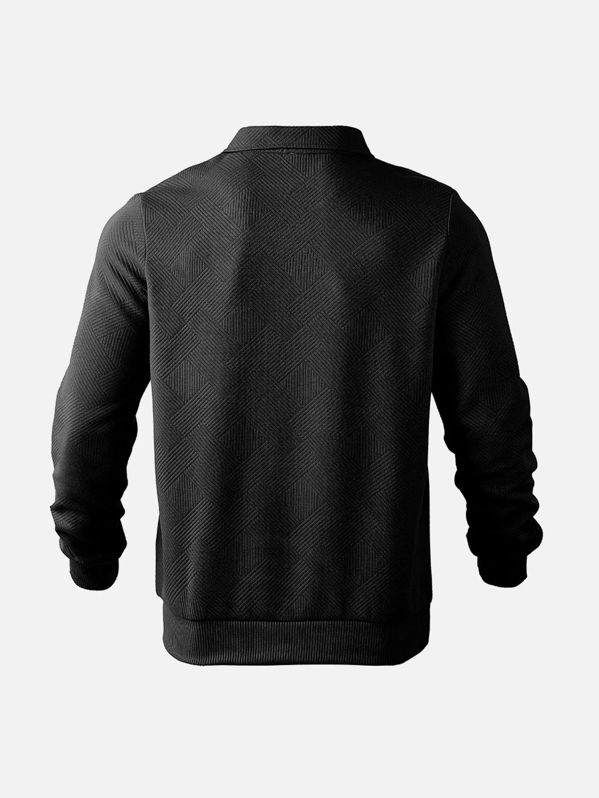 Pull demi-zip homme style décontracté chic pour bureau et loisirs - Image 4