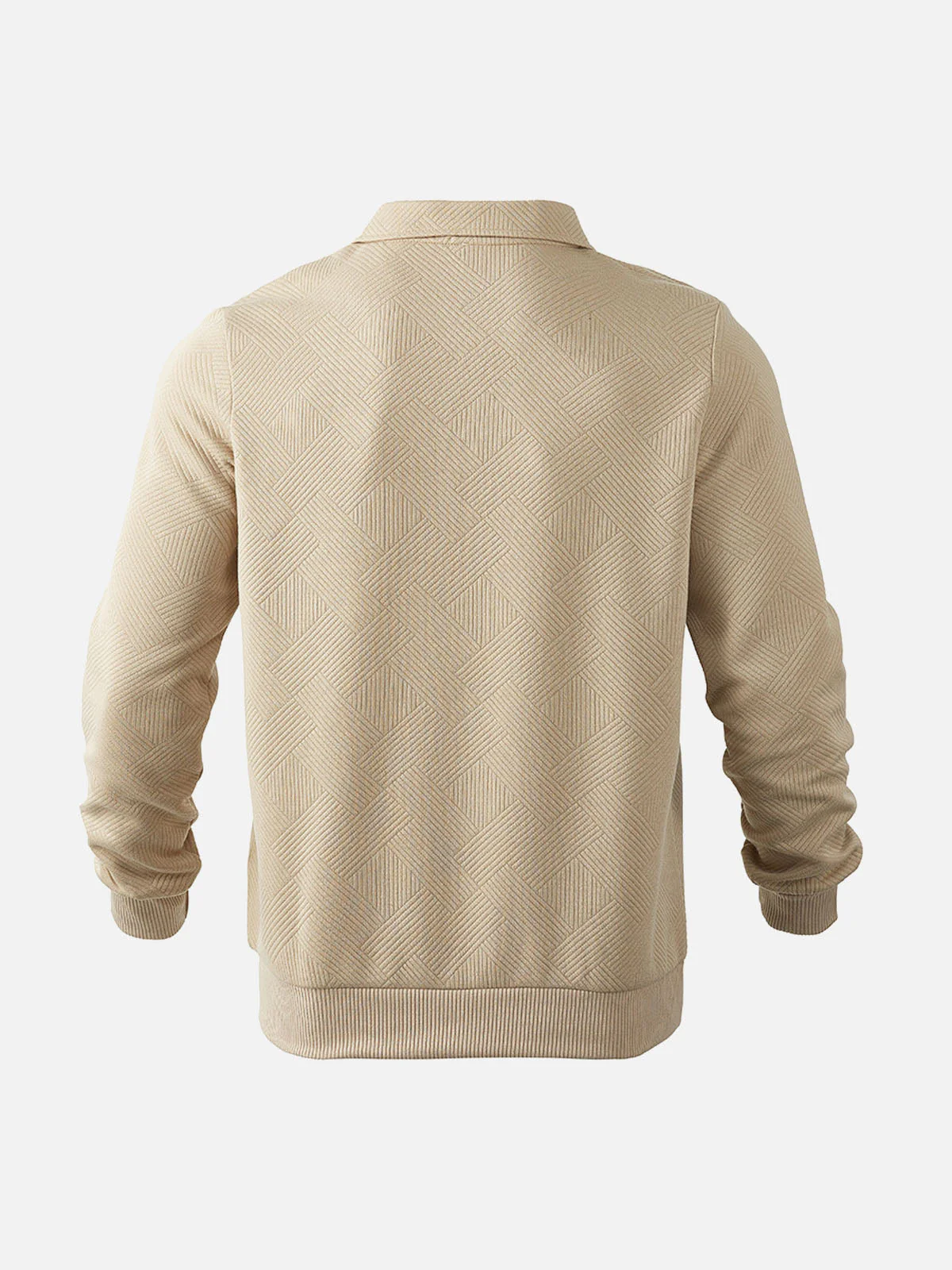 Pull demi-zip homme style décontracté chic pour bureau et loisirs - Image 6