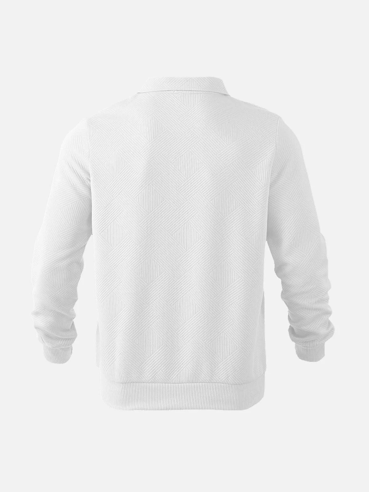 Pull demi-zip homme style décontracté chic pour bureau et loisirs - Image 8