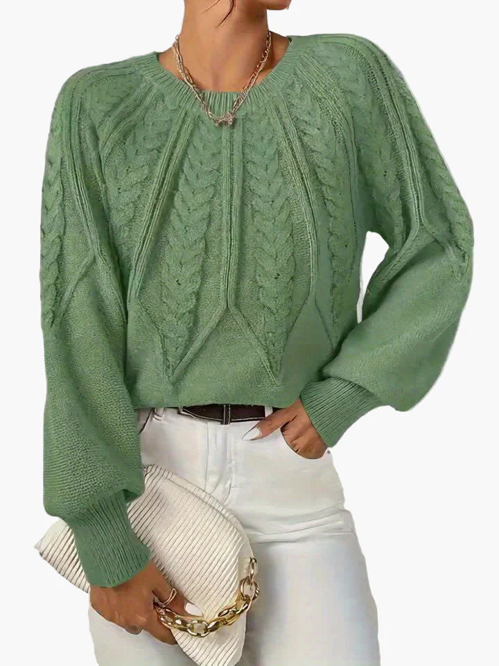 Pull Femme Style Décontracté Chic à Motif Torsadé pour Automne et Printemps - Image 11