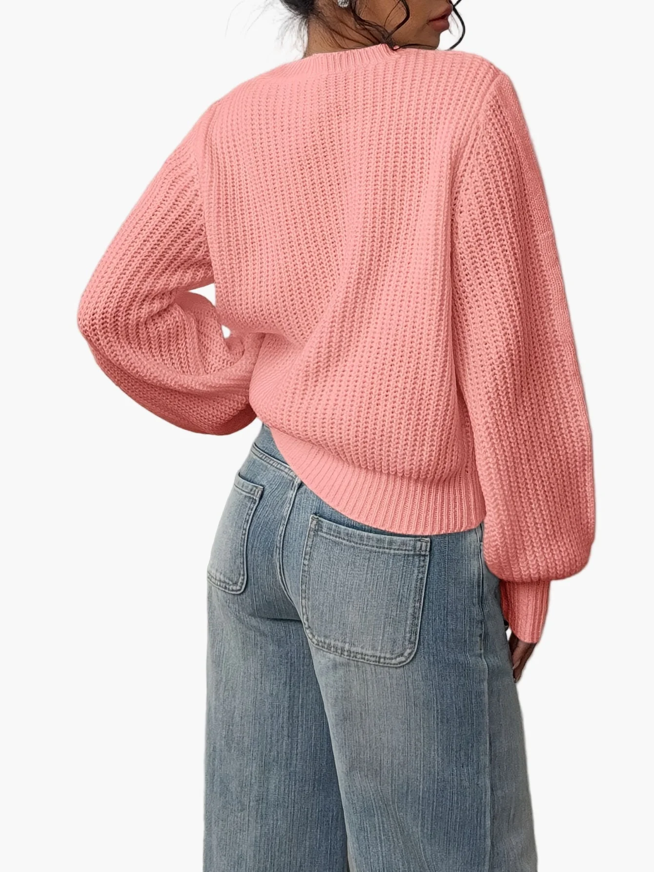 Pull femme style décontracté col rond pour tous les jours - Image 9
