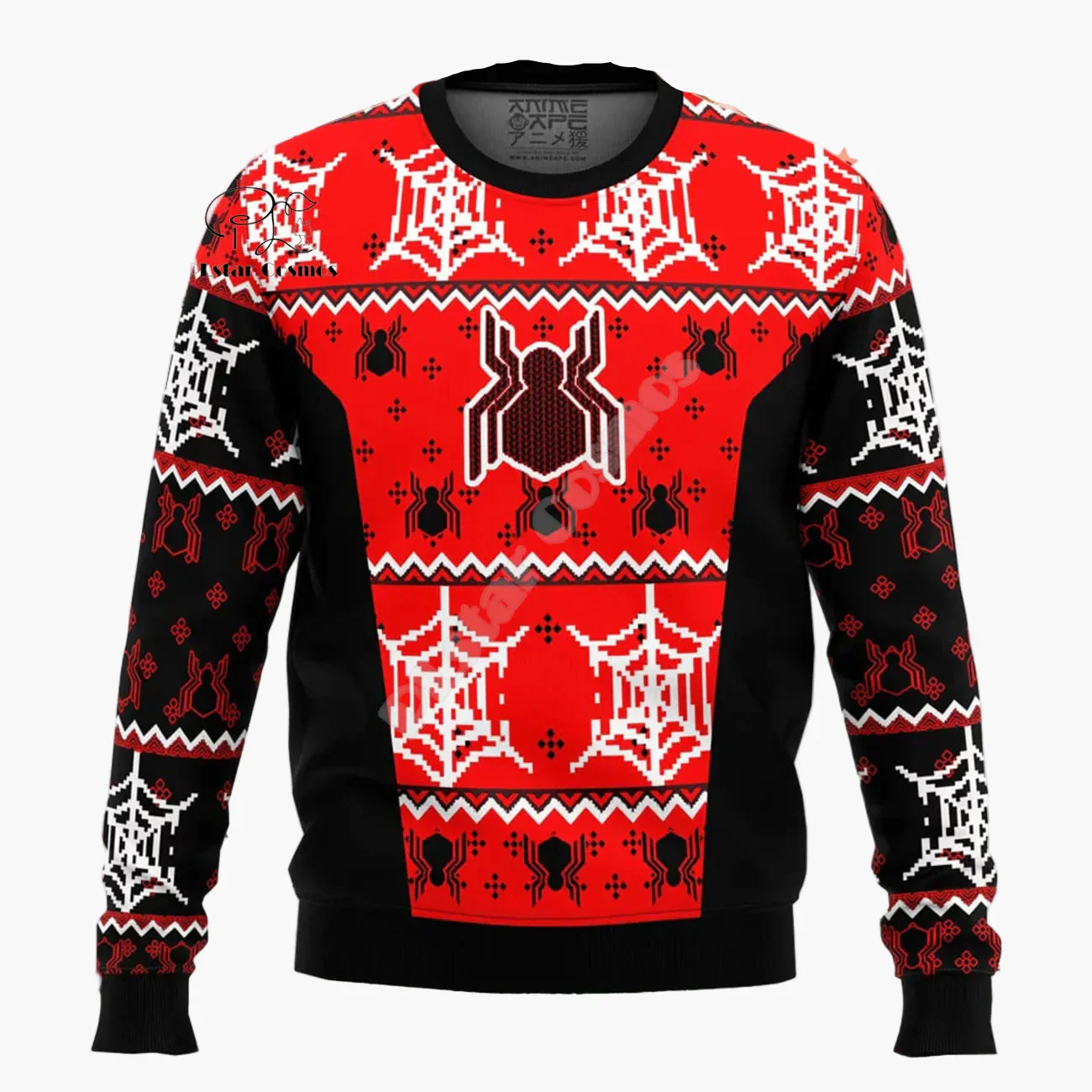 Pull de Noël homme style humoristique chat "Show Me Your Kitties" – Sweat à motif chat et flocons, idéal fêtes et cadeaux - Image 2