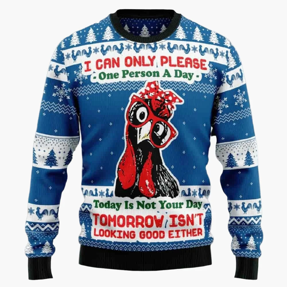 Pull de Noël homme style gothique crâne Santa – Sweat-shirt original fête et hiver - Image 6