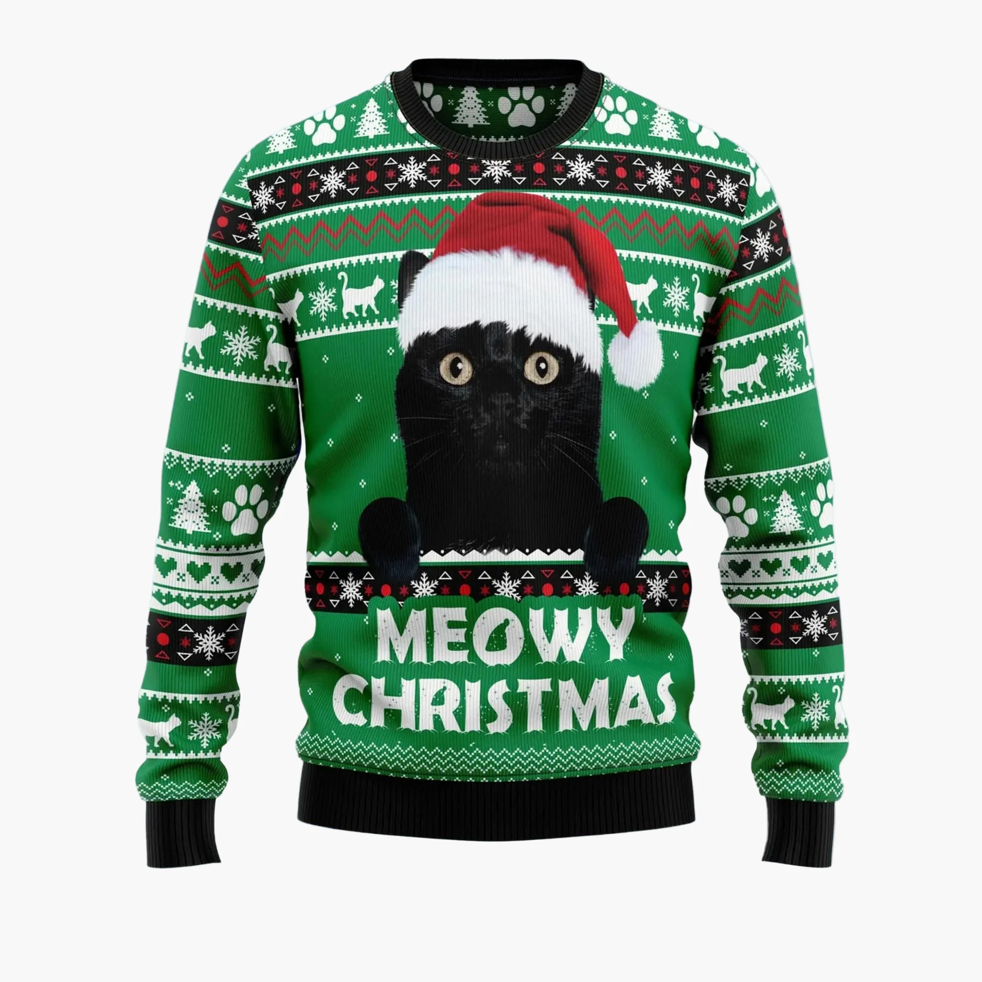 Pull de Noël homme style gothique crâne Santa – Sweat-shirt original fête et hiver - Image 7