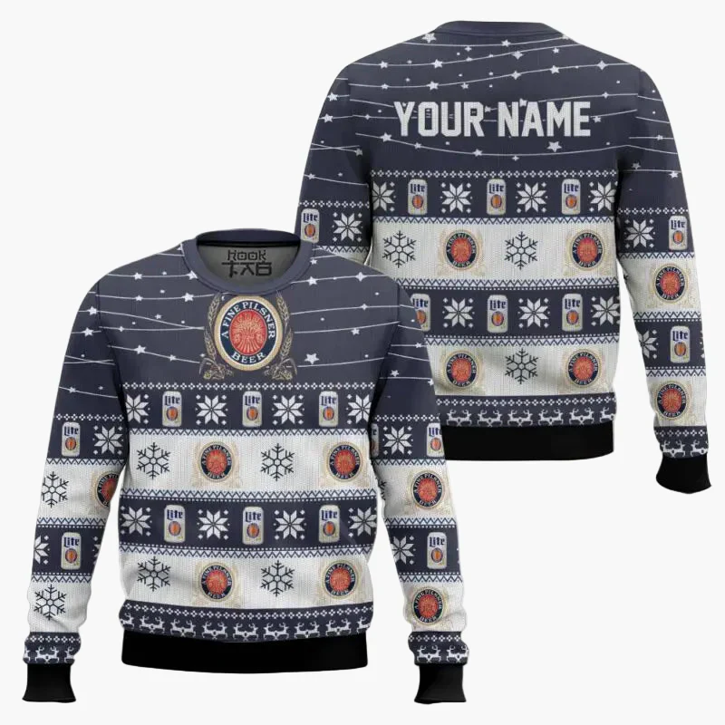 Pull de Noël homme style ugly sweater humour bière, fête et détente - Image 7