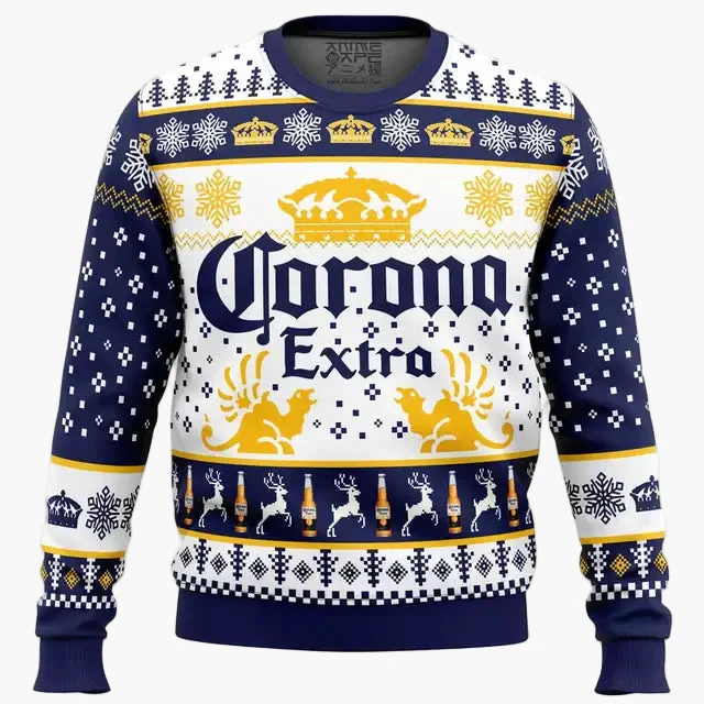Pull de Noël homme style Ugly Sweater Corona Extra – Édition festive - Image 3
