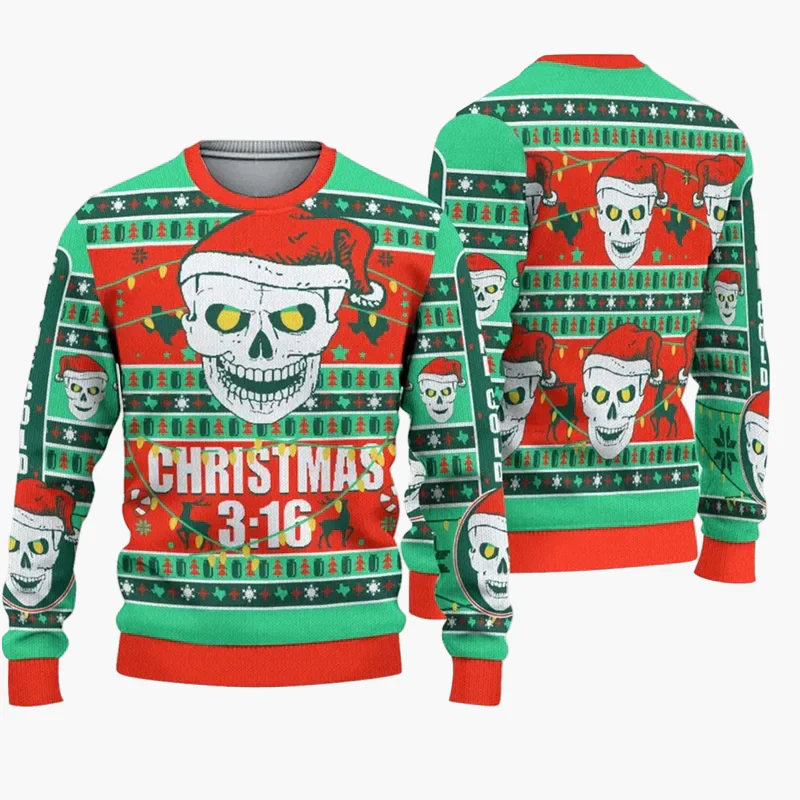 Pull de Noël Homme Style Ugly Sweater – Humour Série Télé, Fête de Noël - Image 11