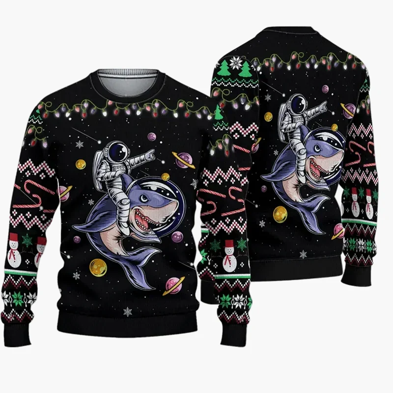 Pull de Noël Homme Style Ugly Sweater – Humour Série Télé, Fête de Noël - Image 4