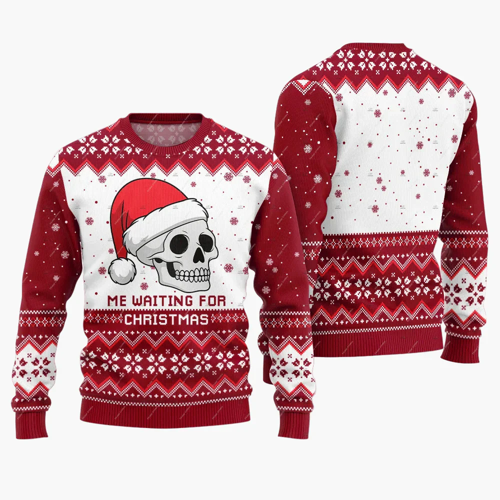 Pull de Noël humoristique "Jingle Balls" pour homme – Style amusant pour les fêtes et soirées décalées - Image 2