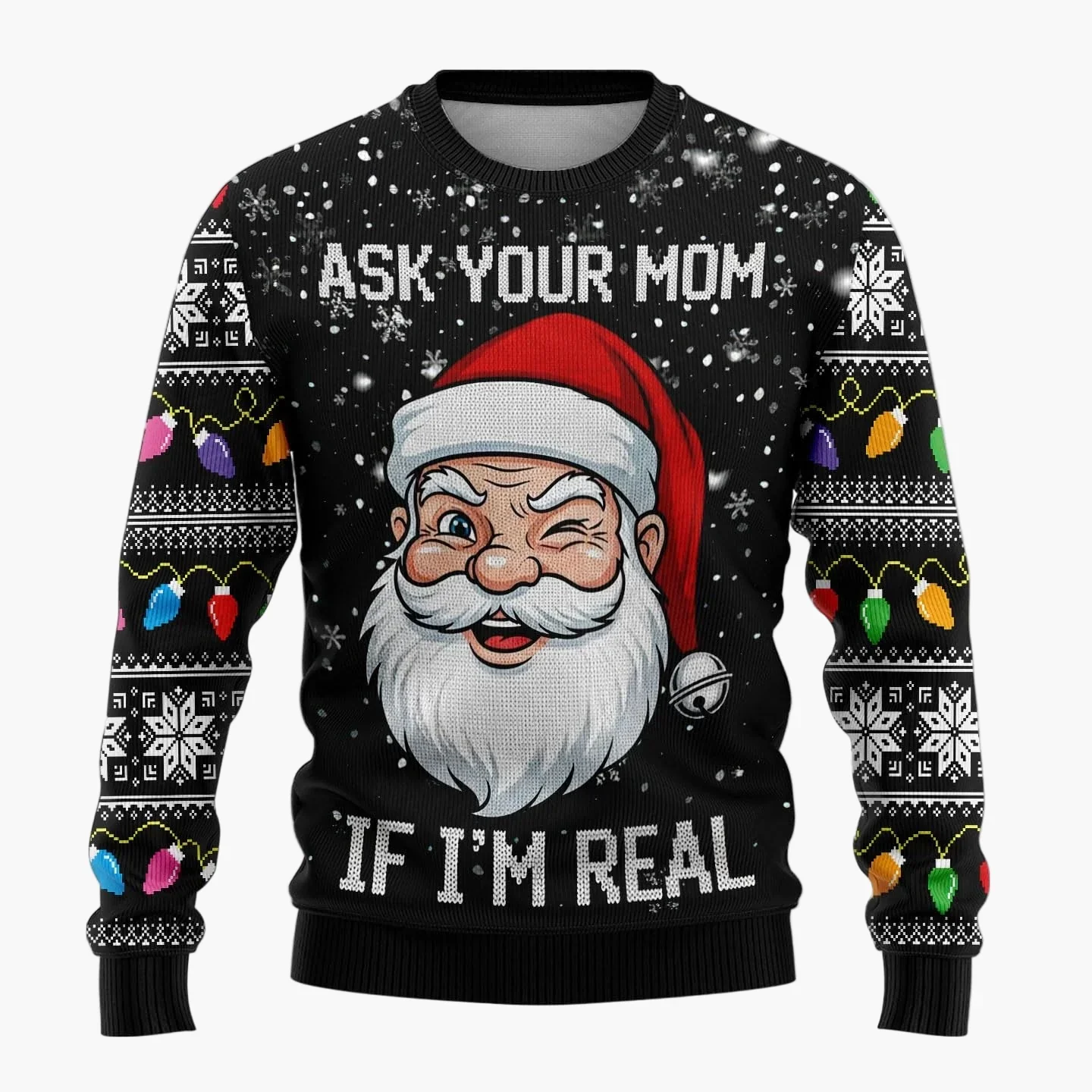 Pull de Noël Humour Homme – Pull Moche Santa Rigolo Fêtes et Soirées - Image 2