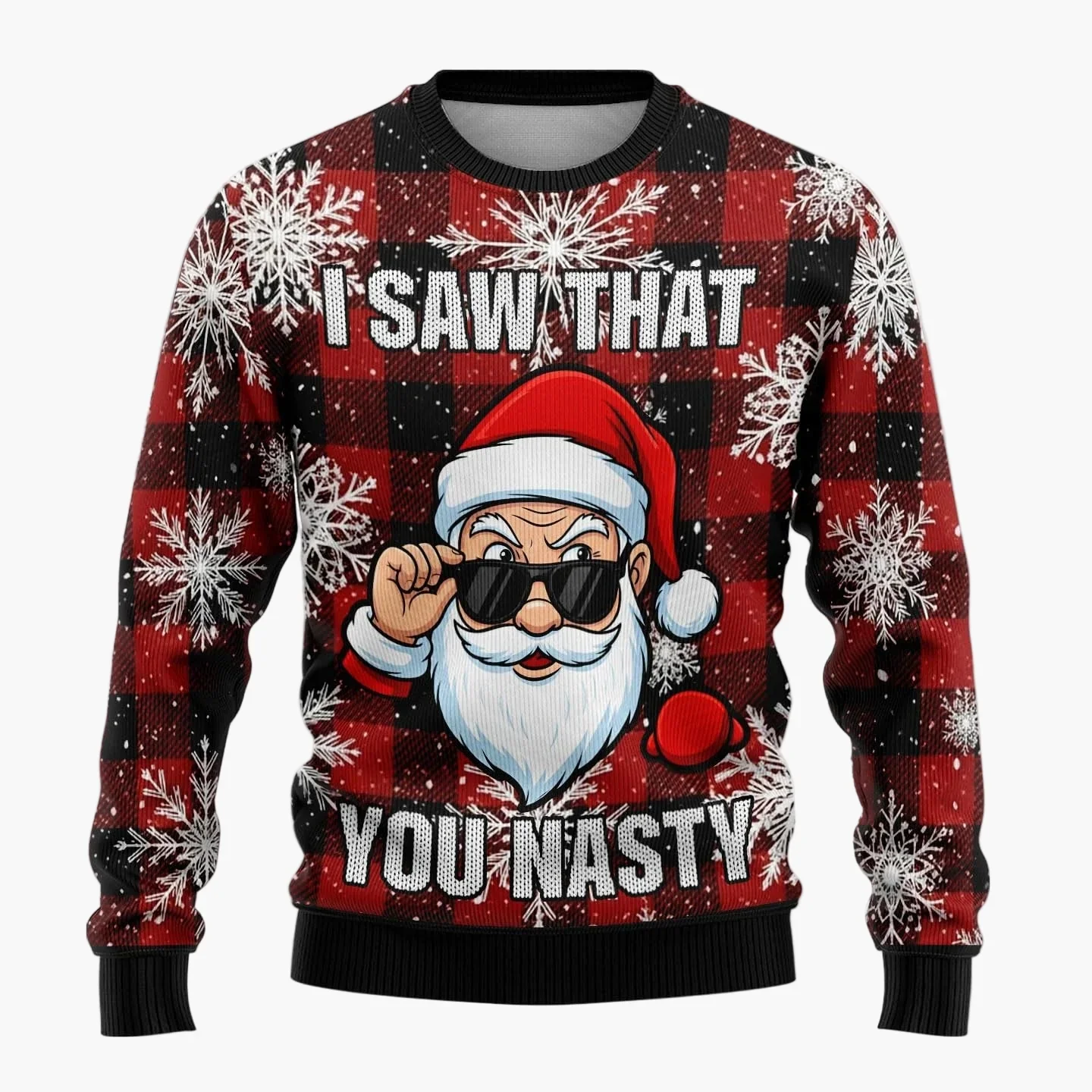 Pull de Noël Humour Homme – Pull Moche Santa Rigolo Fêtes et Soirées - Image 4